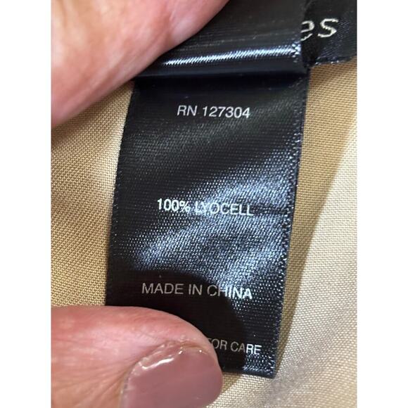 Ali Miles tan tunic, minimalist, artsy, eclectic, neutral, relaxed, oversized - Picture 5 of 5